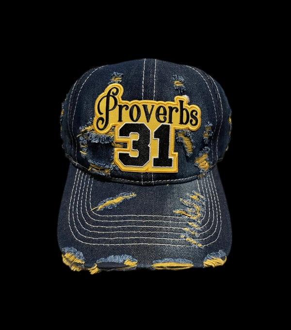 Image of Proverbs 31 Denim Cap