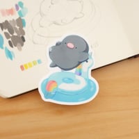 Image 2 of Float, Moss, Spooky | Glossy Stickers