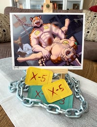 Image 2 of "Patching The Tigers 2" Signed Print