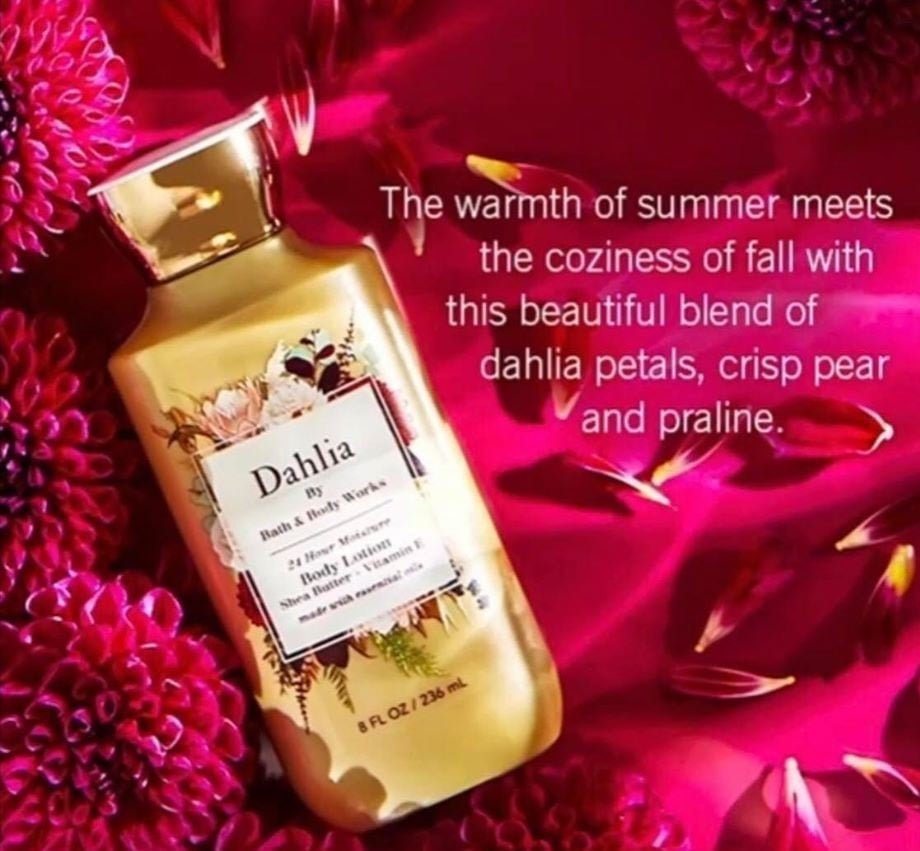 Image of BATH AND BODY WORKS DAHLIA (TYPE)