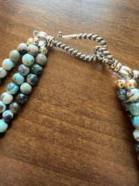 Image 3 of Triple strand opal necklace