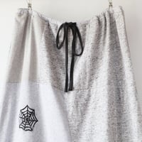 Image 8 of spiderwebs spider halloween adult L large womens maxi long peasant skirt patchwork courtneycourtney