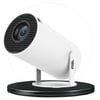 MSL Mini Projector 4K 1080P Support, Portable Projector WiFi6 BT 5.0 Android 11