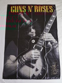 Image 1 of GUNS N ROSES - Slash Flag (cloth poster Banner tapestry) Heavy metal Glam metal Rock Axl Rose
