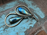 Image 5 of Labradorite earrings . Luanda Series / n11