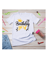 Image 2 of Birthday Girl T-Shirt, Family Birthday T-Shirt, Group Birthday T-Shirt