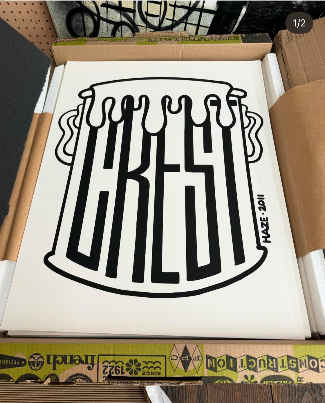 Image of HAZE Paint Can Print