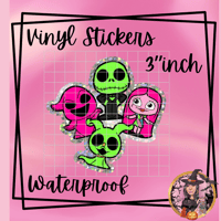 Holographic Nightmare Before Christmas Doorables Sticker