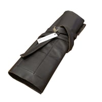 Image 3 of  LTD EDITION MOOJICRAFT 6 SLOT BROWN REAL LEATHER KNIFE ROLL