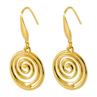 Image 1 of Spiral Drop Earrings