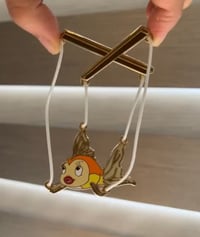 Image 3 of Figgy and Cleo puppet string fantasy pin 