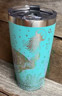 Image 2 of Sea Turtles and Jellyfish 20oz Tumbler