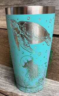 Image 5 of Sea Turtles and Jellyfish 20oz Tumbler