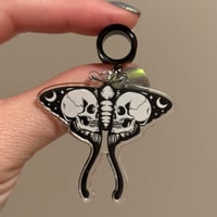 Double Skull Moth Dangles (sizes 4g-2")