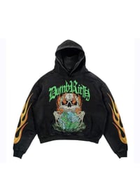 DumbRich Flame Hoodie
