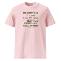 Image 1 of "Nine-Six Draft Class" t-shirt (Soft Pink/Army Green)