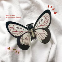 Image 4 of Hair Claw Clips - Dolls, Butterfly, Leek