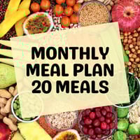 Monthly Meal Plan 20 Meals