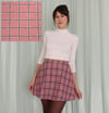 Marcia Skirt- Pink Check