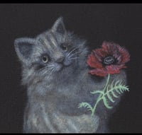 Image 2 of Cat With Poppy Mug