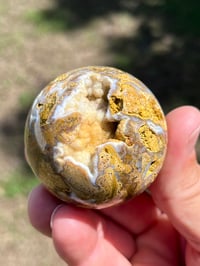 Image 3 of Ocean Jasper Druzy Sphere #2830