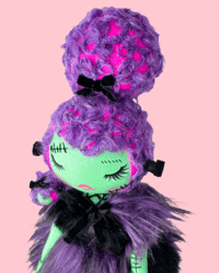 Image 5 of RESERVED FOR DIANE MEDIUM SPOOKY ART DOLL GREEN GHOUL