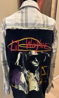 Vintage Yellow/Gray Flannel Shirt Lil Wayne