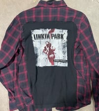 Vintage Blue/Black Flannel Shirt Linkin Park