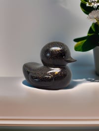 Image 3 of Set of 3 Resin Art OlllllO Ducks Ceramic Coated with Ducking Cards 'The Banshee'