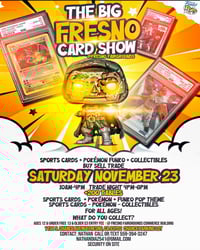 THE BIG FRESNO CARD SHOW VENDOR SPACE