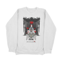 CURTAINS WHITE SWEATSHIRT