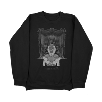 CURTAINS BLACK SWEATSHIRT