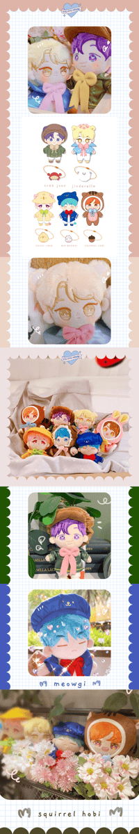 [40% off] SALE! - BTS 15cm dolls