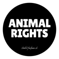 Image 5 of Animal Rights | Black | Button Set