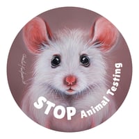 Image 2 of Stop Animal Testing | Button