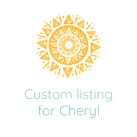 Image 1 of Custom listing for Cheryl