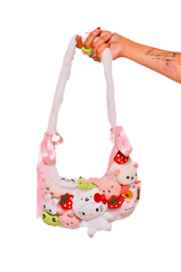 Image 1 of beary best friends plushie bag 
