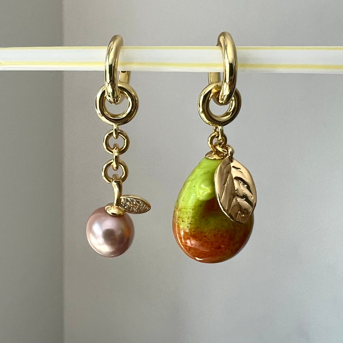 Image of Fruit duet earrings