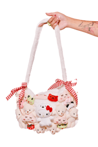 Image 1 of strawbeary summer mega plushie tote 