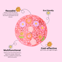 Image 2 of Reusable Pick Pad - Flowers