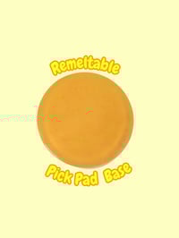 Image 1 of Remeltable Pick Pad Base - Yellow