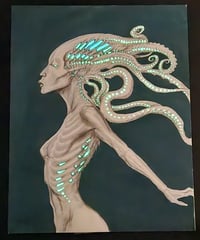 Image 1 of Bioluminescent Alien girl