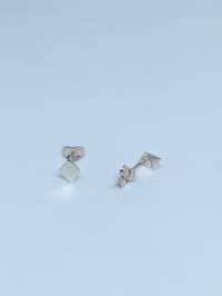 Image 2 of Silver Diamond studs