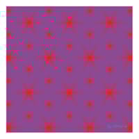 Cube Tesselation - Red on Purple