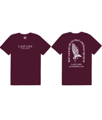 Amongst The Dead Tee (Burgundy)