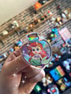 Pin's/ sticker Ariel Holographique