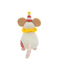 Image 3 of French Fry the Circus Rat - Charming 9" Polyester Plush + Free Sticker Sheet!