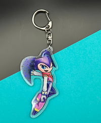 Image 2 of CLEARANCE - NiGHTS Into Dreams HOLOGRAPHIC Acrylic Charm Keychain