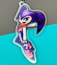 Image 1 of CLEARANCE - NiGHTS Into Dreams HOLOGRAPHIC Acrylic Charm Keychain