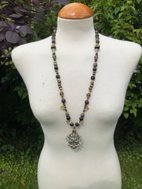 Image 2 of Masked Yogi skull necklace 